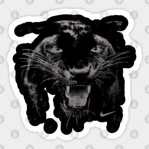 Centralia Panthers - Black Cat Sticker by nicklower